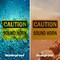 Signmission Sound Horn Caution Sign, Plastic, 10in W x 7in L, 2PK OS-2PACK-CS-P-710-L-19234 - alternate 5